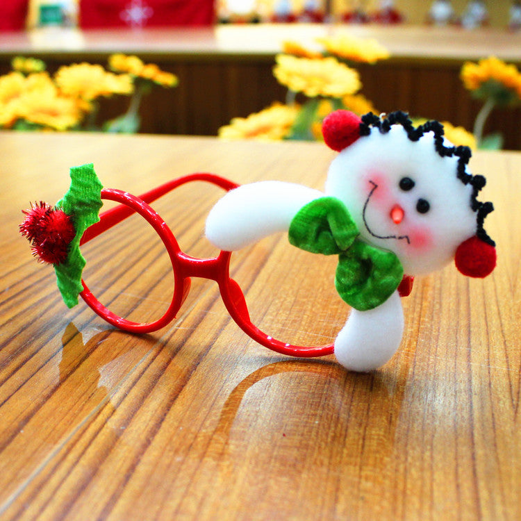 Christmas glasses frame Christmas party supplies Christmas gifts Christmas decorations glasses Santa glasses Christmas glasses frame Christmas party supplies Christmas gifts Christmas decorations glasses Santa glasses